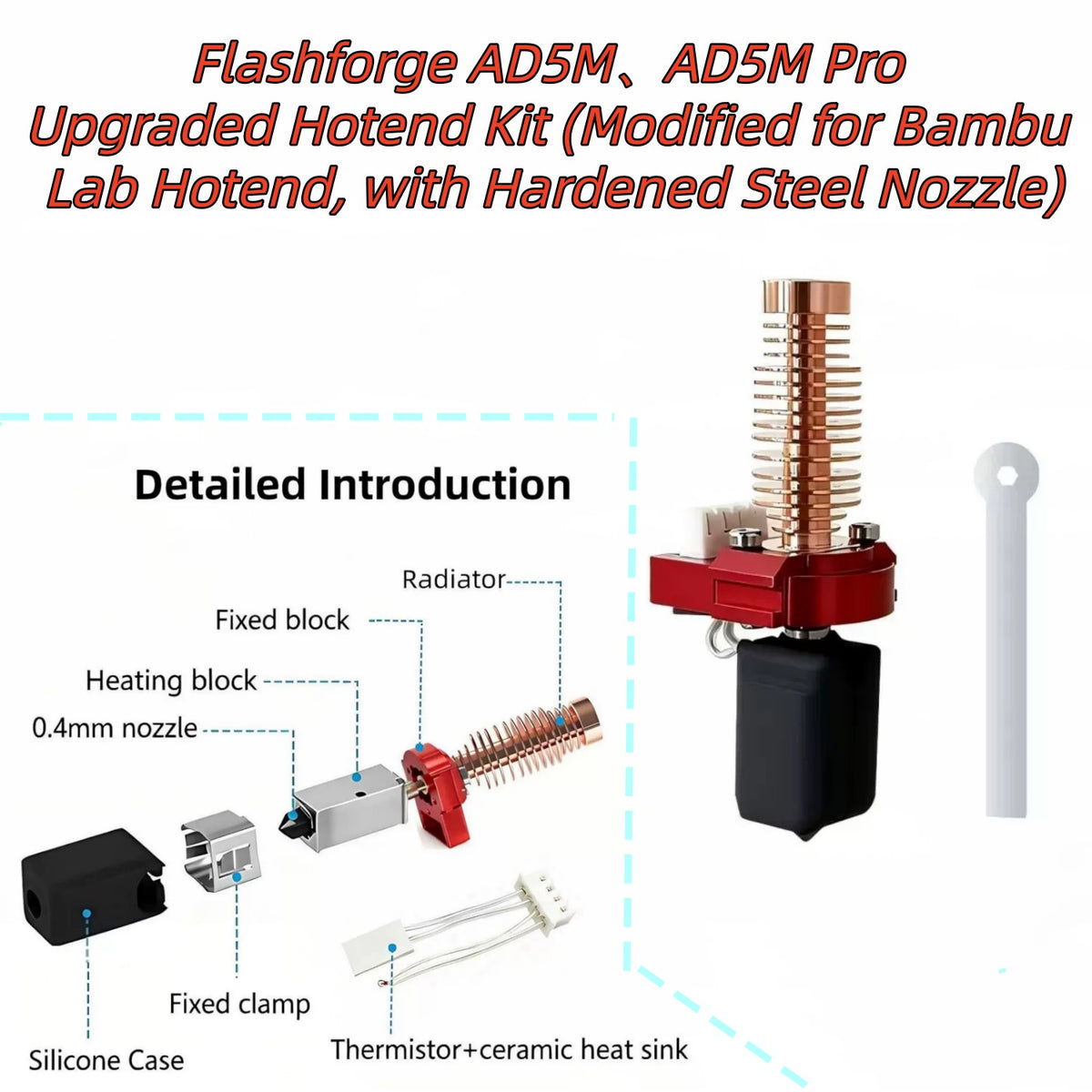 Flashforge AD5M、AD5M Pro Spare Parts